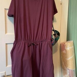 Casual Purple/ Dark Burgundy Shorts Romper